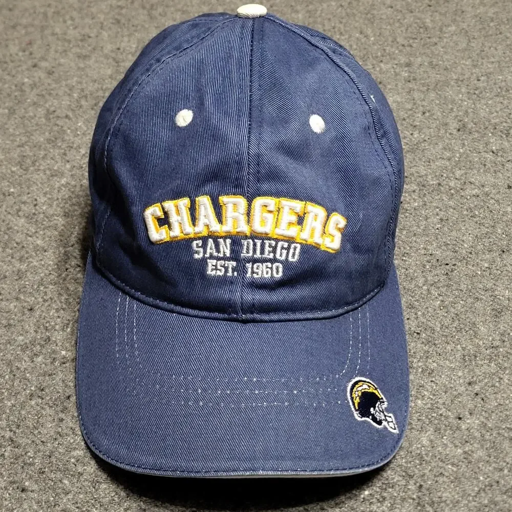 Vintage 80s 90s San Diego Chargers Hat Dad Cap Kids Youth Unisex Drew Pearson*